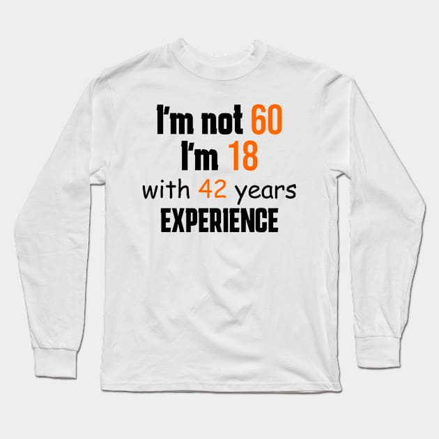 60th birthday Long Sleeve T-Shirt by Circle Project